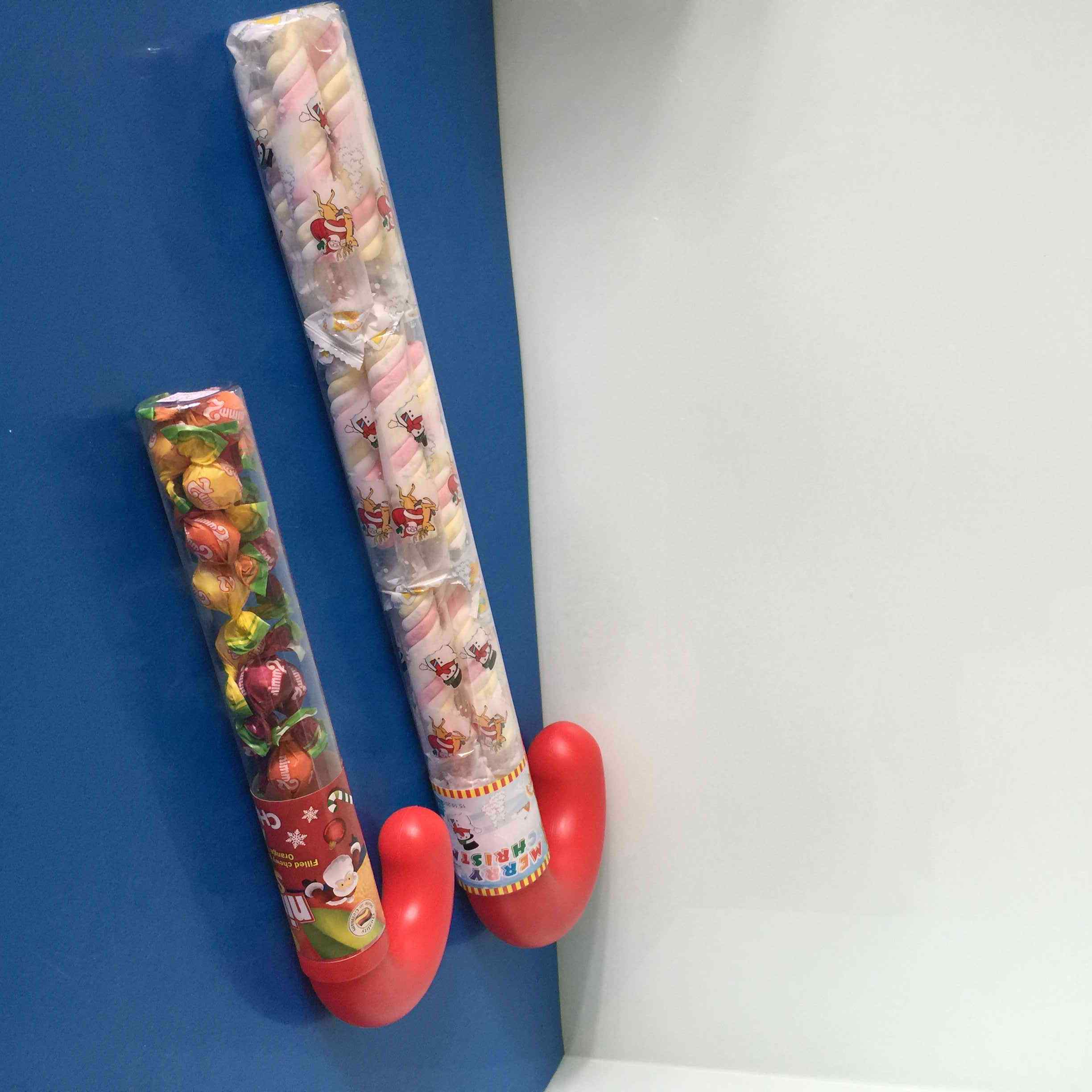 clear plastic candy cane tubes,candy cane tube,clear cane tubes